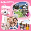 Goopow Kids Digital Camera, Pink Purple, 32GB MicroSD Card Included,