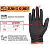 HDMNDD Black Disposable BBQ Grill Gloves Kit - 50 Heavy