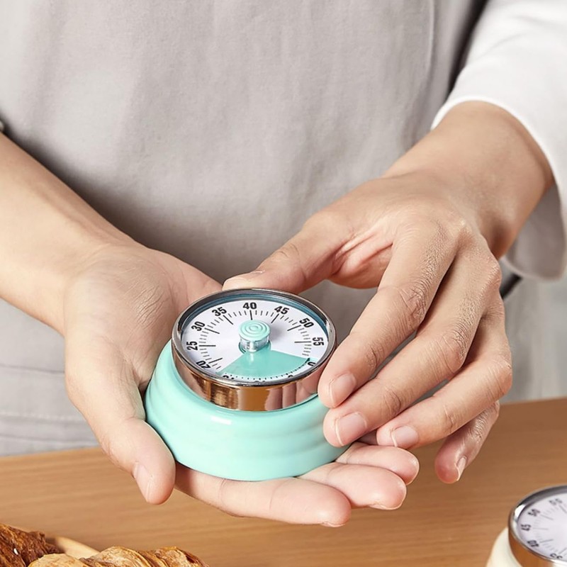 Tissting Mechanical Kitchen Timer, Countdown Timer Visual Timer Management Cooking