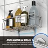 Epicano Anti-Swing Hanging Shower Caddy Stainless Steel 304, Over Head