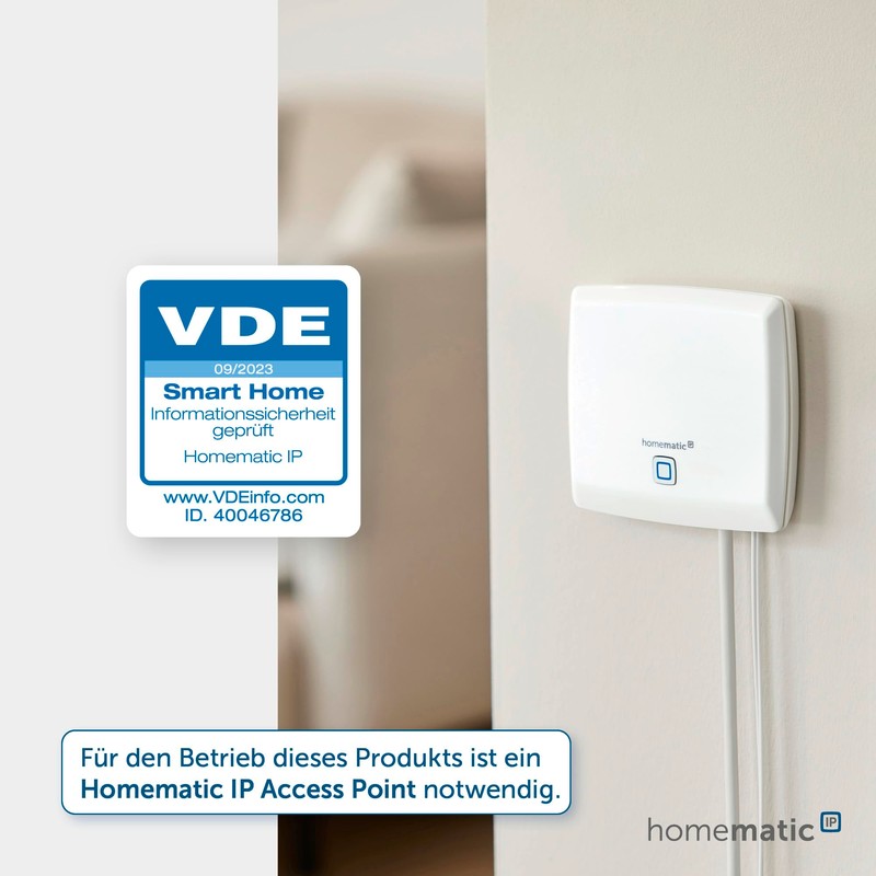 Homematic IP Smart Home Radiator Thermostat - Flex, Digital Thermostat