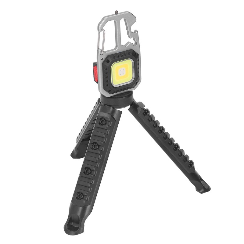 Keychain Work Light USB Charging Portable Pocket LED Flashlight Multifunctional