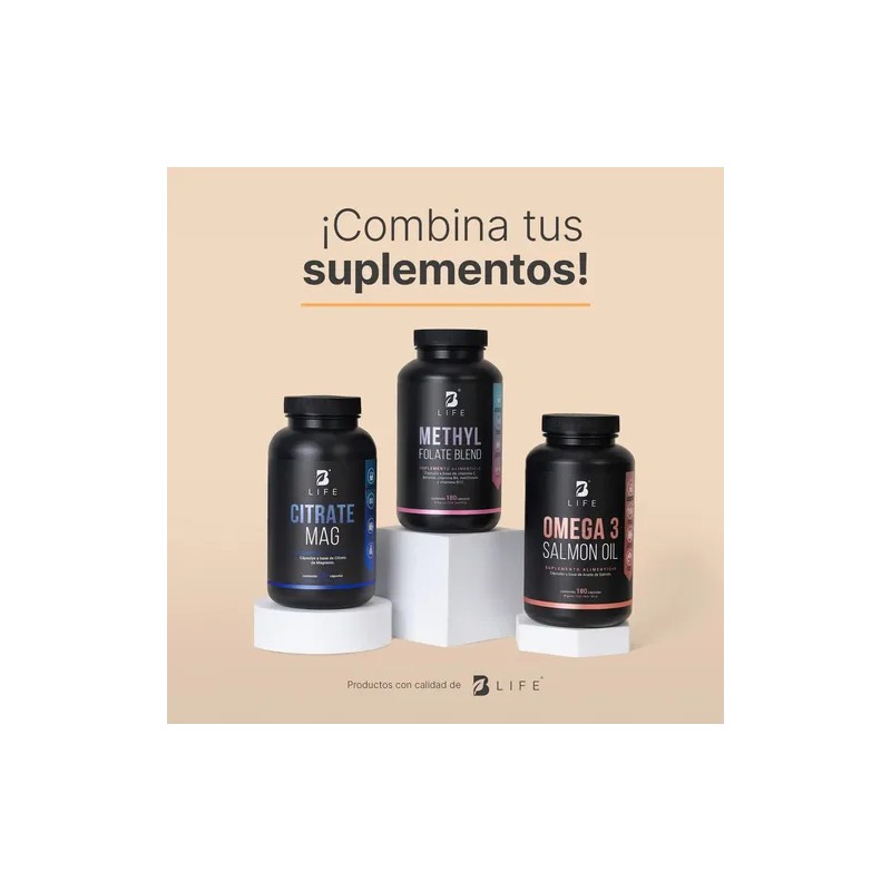 Metil Folato De 180 Caps Betaína. Methyl Folate Blend B