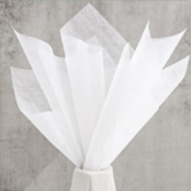 OUKEYI OUKEYI 40 Sheets Korean Of Cotton Wrapping Flower Paper Non-Woven Floral Wrapping Paper, Waterproof Pleated Withdrawable Flower Bouquet Lining Paper Gift Packaging Paper (Milk)