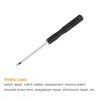 uxcell Mini Slotted Screwdriver, 2.0mm Flat Head for Watch Eyeglasses