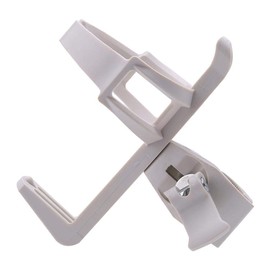 Bicycle Bottle Holder, PVC Quick Release Anti Slip 360 Degree Rotation Cup Drink Rack Cage for Pushchair Motorcycle (White)