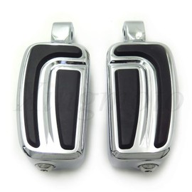 MT216-089+PA011- Replacement of Airflow Footpegs Foot rest Compatible with 1998-2009 for Suzuki Intruder 1500 LC (Rear)