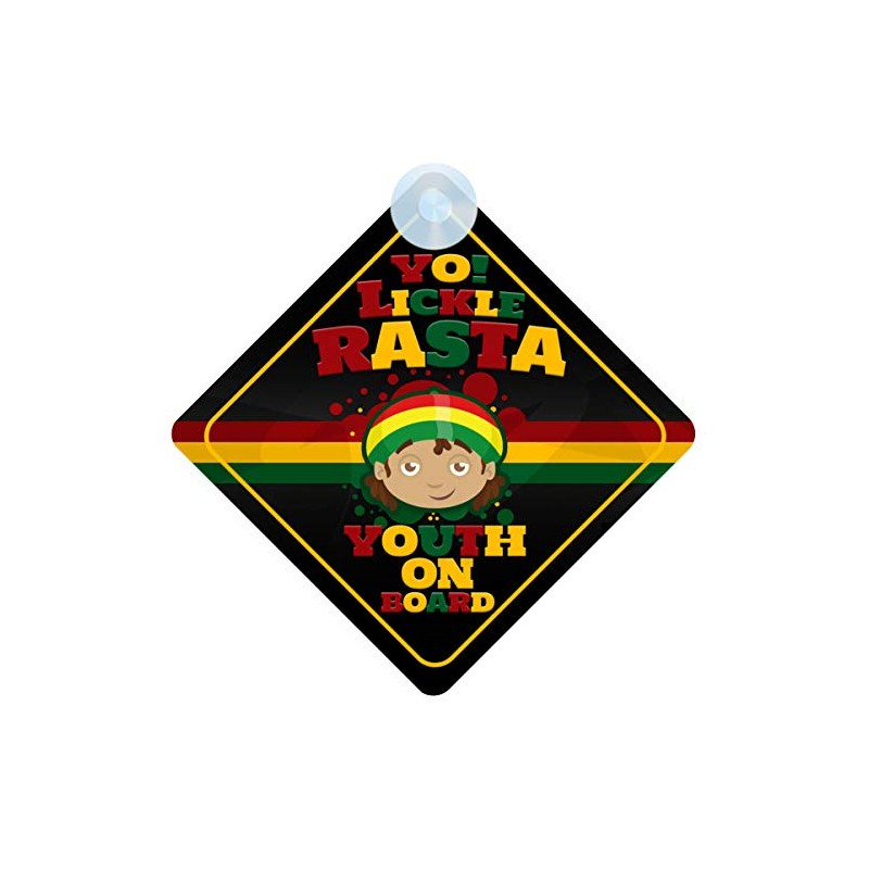 Child on Board Car Sign - Lickle Rasta Youth Design
