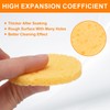 sourcing map 4pcs Soldering Iron Cleaning Sponge 1.97" Replacement Sponge