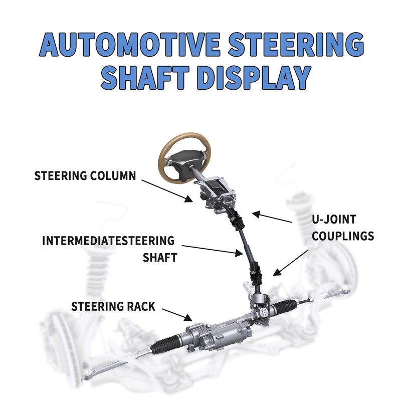 RABROPAR 3/4" 30 Spline to 3/4" Round Steering Shaft U