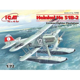 ICM 72192 – Heinkel He 51B, German Float Plane Fighter