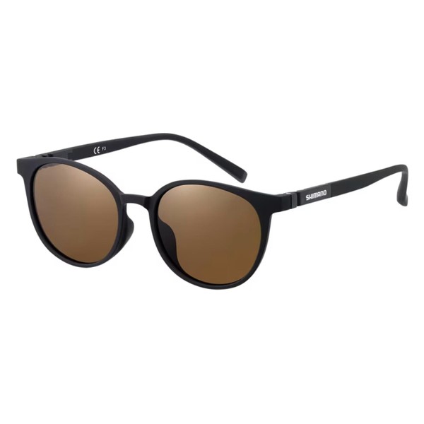 Shimano UJ-053Y Polarized Glass Boston Glass 01 Various Colors, brown/matte