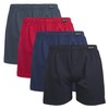Gomati Pack of 4 Men's Single Jersey Boxer Shorts 100%