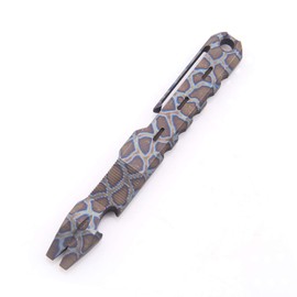 Hamans Titanium Pry Bar with Nail Puller Bottle Opener Function with Pocket Clip (Multicolor)