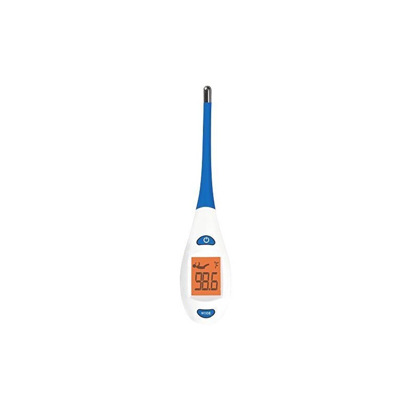 Veridian 08-363 2-Second Digital Thermometer, 0.63" x 0.73" LCD Display