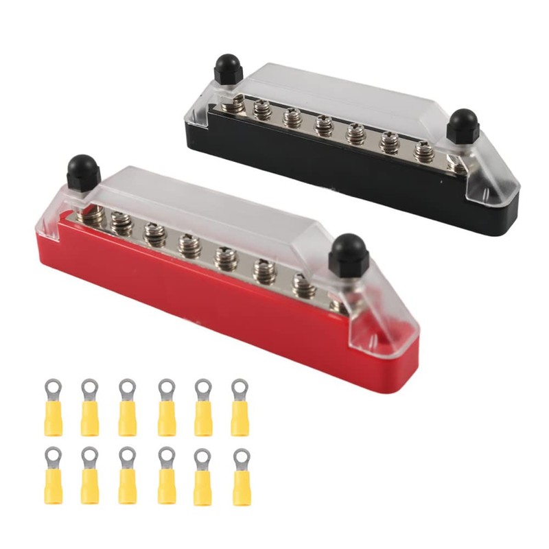 6 Bus Bar Terminals, 2 Pack 150A Distributor Block, DC