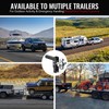 Adjustable Trailer Hitch, 6 Inch Drop/Rise Ball Mount Hitch with