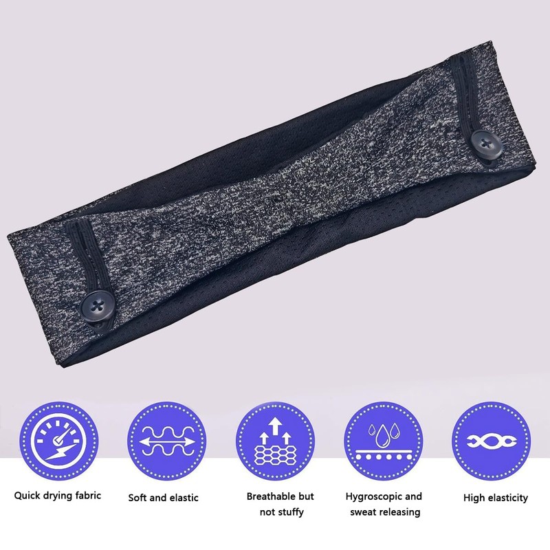 Comfortable Oxygen Nasal Cannula Ear Protector Cannula Headband Hairband for
