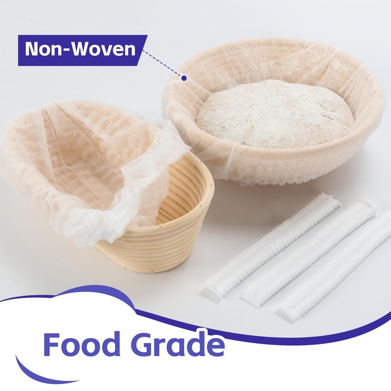 100pcs Disposable Non-Woven Liners Fit 8" 9" 10" 11" 12"