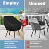 MOZMY Garden Chair Cover Patio Chair Cover Waterproof 89 x