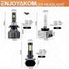 ENJOYAKOM For Kia Sorento 2014-2018 HID 6Pcs Front LED Headlight