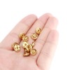 Leadigol 48pcs Mini Round Button Buckle Metal Snap Buttons,Sew- on