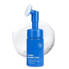 Bubble Tonic | Espuma exfoliante para el cuero cabelludo sin enjuague para raíces grasas, sudorosas o con picazón, elimina la acumulación y el sudor sin residuos, alivio refrescante con mentol