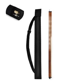PEAPIN Pool Cue Case Bag for 1/2 Snooker & Billiard Cues Portable Adjustable Strap Snooker Billiard Cue Case Waterproof Oxford Cloth Anti-Dust Scratch Lightweight Protective Carry Case