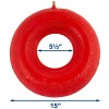 Carex Inflatable Donut Cushion - For Tailbone Pain Hemorrhoids Sciatica