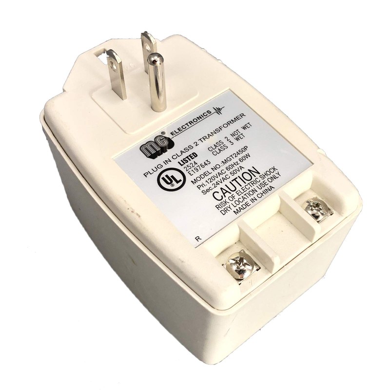 MG ELECTRONICS MGT2450P CLASS 2 TRANSFORMER 24VAC 50VA