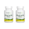 [해외직구] 네이처스플러스 엽산 폴릭엑시드 메틸폴레이트 800mcg 90정 2팩 NaturesPlus Folic