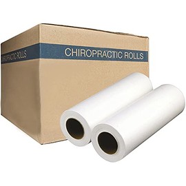 ScripHessco Headrest Paper Rolls, 25-Pack - 8.5" x 225' - Premium Smooth 16 Pound Paper - Disposable Face Cradle Surface Paper Spool for Medical, Exam and Chiropractic Tables