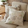 Suminoe Cushion Cover Gray 17.7 x 17.7 inches (45 x