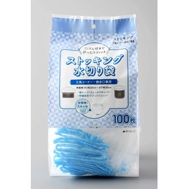 System Polymer Stocking Drainage Bag, Triangular Corner, Drain Type, 11.8 x 11.8 inches (30 x 30 cm), White, 100 Sheets ZTSN-1