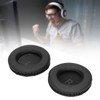 Universal Headphone Ear Cover Artificial Leather Foam Sleeve Round Earpad