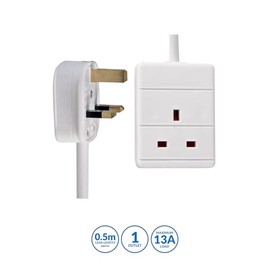 PRO ELEC PRO ELEC PE01127 1-Gang Extension, 0.5m Lead