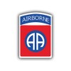 Sticker # 82 American Crest Air Landing Division US Army 82nd Airborne Division 7x5 cm # A683