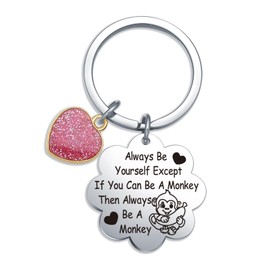 Fmekosdz Monkey Decor Monkey Lover Gifts For Daughter Son Monkey Gifts Monkey Charm Keychain Monkey Animal Gifts Monkey Themed Party Favor Keychain Friends Monkey Christmas Keychain
