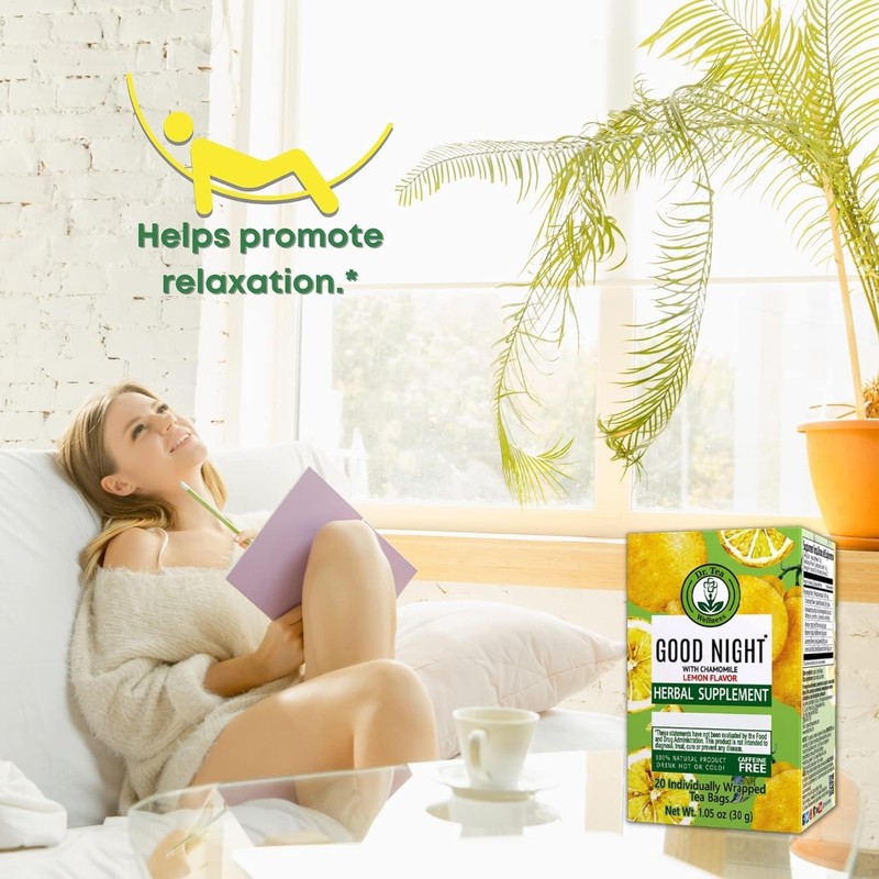 Dr. Tea Good Night Tea with Chamomile - Lemon Flavor