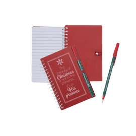 Fun Express 4 1/2" x 6" Religious Christmas Spiral Notepads with Pen for 12