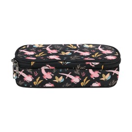 ANANGTEE Canvas Golden Sunflowers Pencil Case for Teen Girls Boys, Tote Small Makeup Bag for Women, School Stationery Accessory Zippers Pouch Large Capacity, Office Organizer Soft Travel Toiletry, Colorful Tie Dye, OneSize, Tie Dye