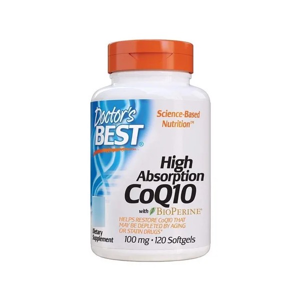 Complejo Coq10 Alta Absorción Bioperine 100mg 120 Cap Eg Q1
