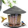 TOOSOAR Bird Feeder Weatherproof Hanging Bird Feeder with Covered Bird