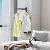 dancrul Wall Mounted Drying Rack Clothing Foldable for Laundry Room,