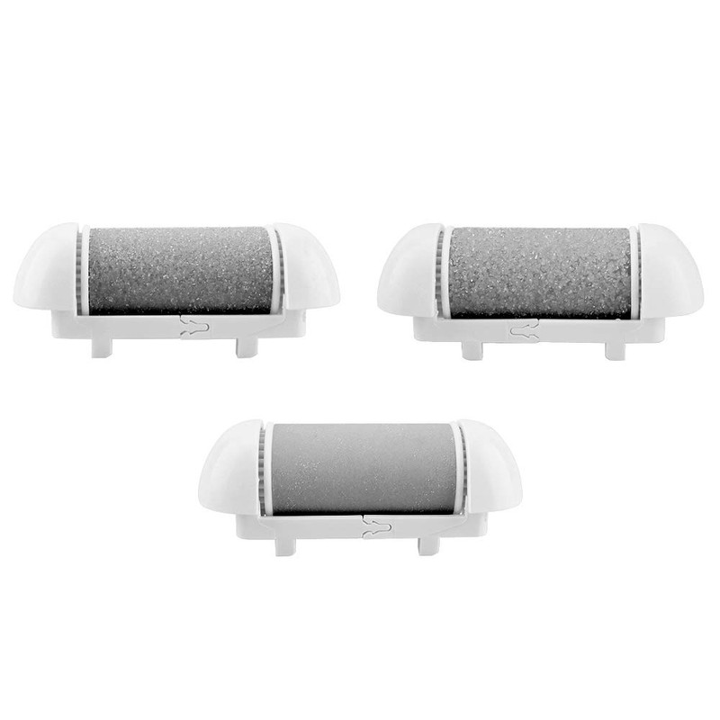 Electric Pedicure Device Replacement Roller Heads,ELMCHEE 3 Different Mineral Stone