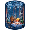 Die Cut Sticker Saskatchewan, Find Your Inner Squatch, Camping Bigfoot