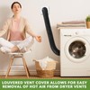 Glooglitter Dryer Vent Kit 4 Inch Dryer Ducting Tube Vent