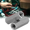 5 Pcs M12 x 1.75 x 36mm Long Rod Coupling