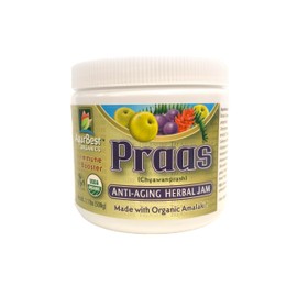 AyurBest Organic Praas / Chyawanprash - 100% USDA Certified Organic, Herbal Jam, Made in USA, Kosher, 1.1 lb(500g) Single Jar