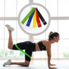 Home Workout Rubber Glute Resistance Band 5 Pack